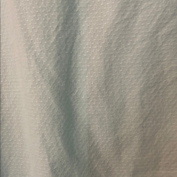 Croft & Barrow  3/4 Sleeve Aqua Textured Shirt - Picture 7 of 7